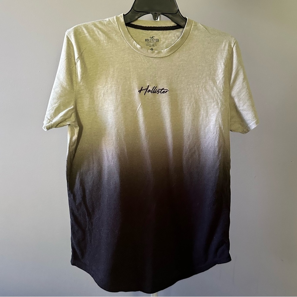 Hollister Ombre Curved Hem T-Shirt